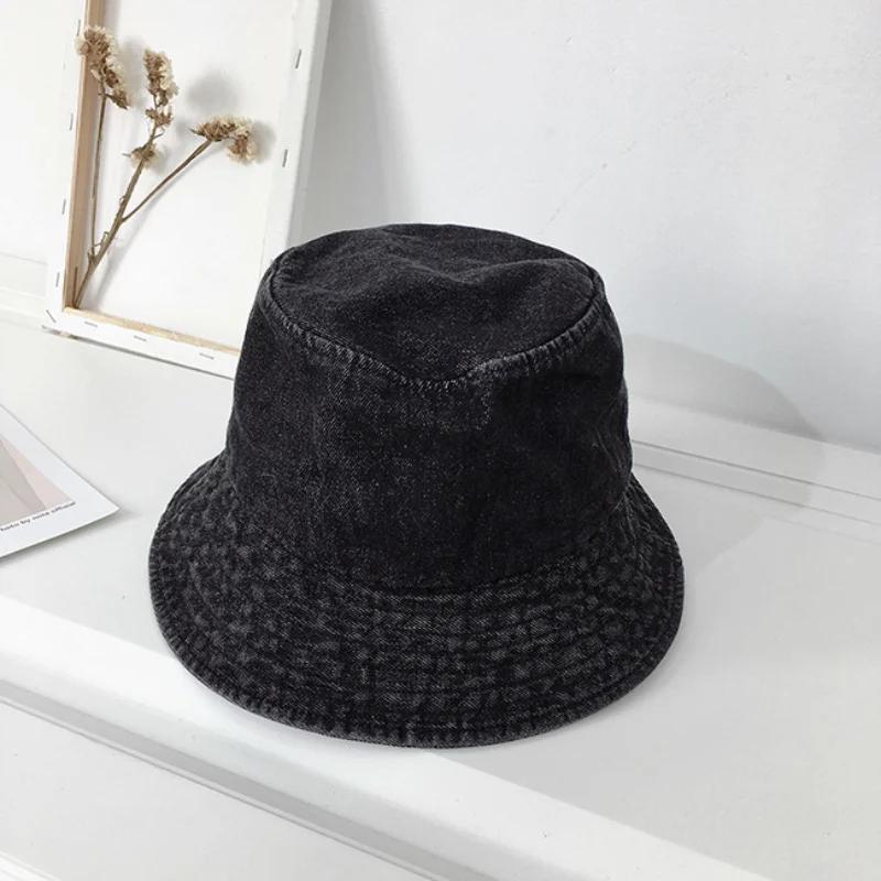 New Denim Fisherman Hat, Thin and Fashionable Multifunctional Hat, Sun Protection Basin Hat, Suitable for Both Men and Women