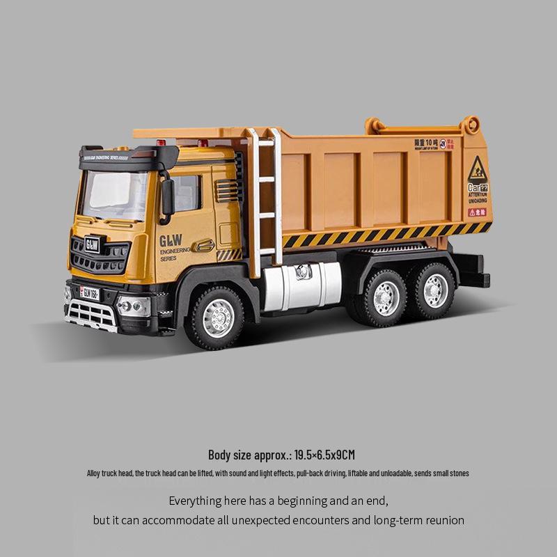 Steel Power Alloy Wheel Loader Toy - Bulldozer & Engineering Vehicle for Kids