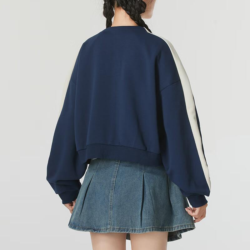 Puma Fashion Zip Casual Knitted Jacket Women Jackets Blue 628131-14