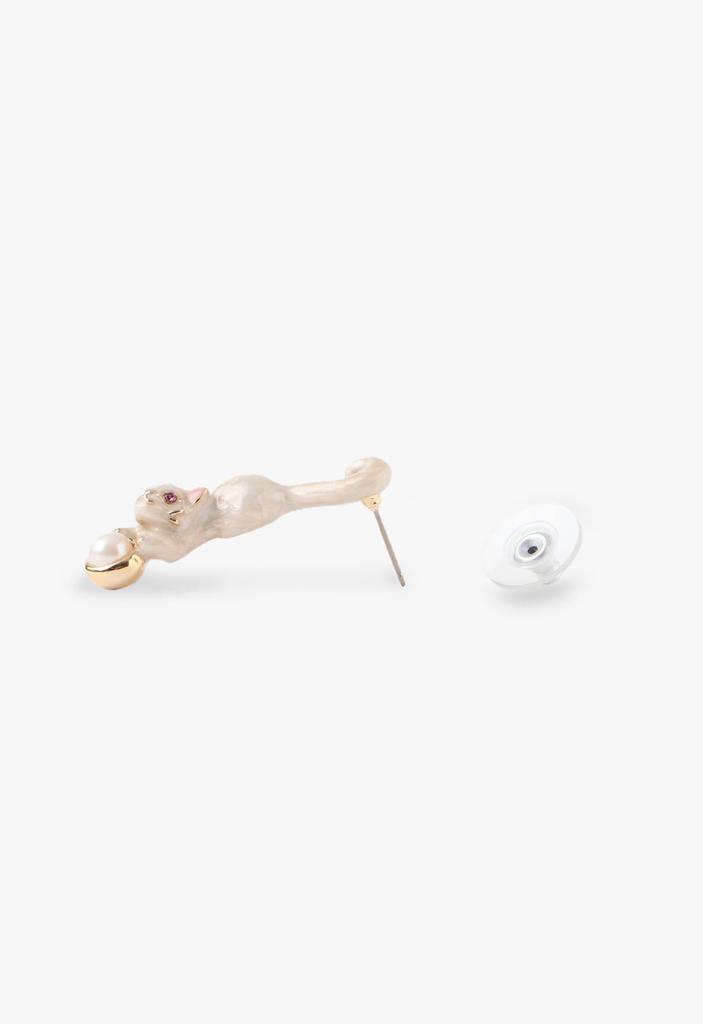 Cat motif earrings SAMA1503 XX [Anna Sui]