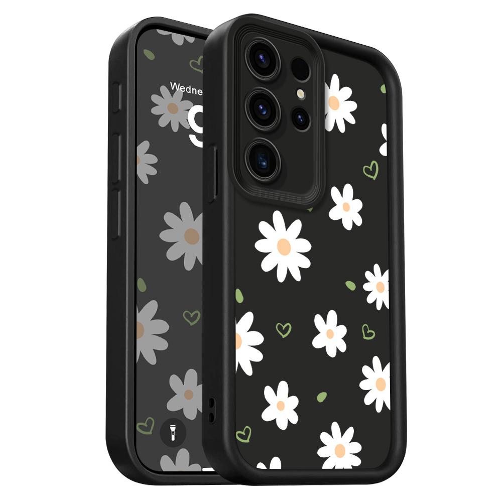 

Floating Daisies Phone Case For Samsung Galaxy S23 S22 S21 S20 FE Plus Ultra Note 20 5G Staircase Soft Cover Samsung S20 Plus чорний