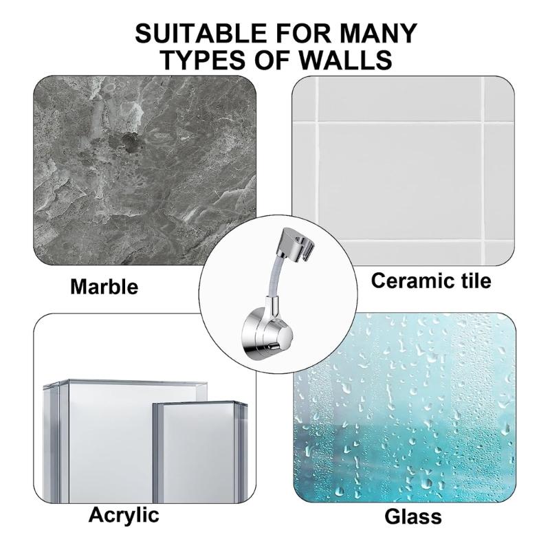 Industrial Grade Shower Head Holder Flexible Shower Head Holder Simple Installs