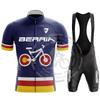 BERRIA Men's Cycling Jersey Sets Short Sleeve Cycling Bicycle Suit Summer Cycling Clothing Bike Maillot Bicycle Shirt Bib Shorts