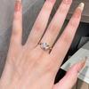 Anello Hello Kitty in Argento Sterling 925 Placcato Oro 2025 per la Moda Donna