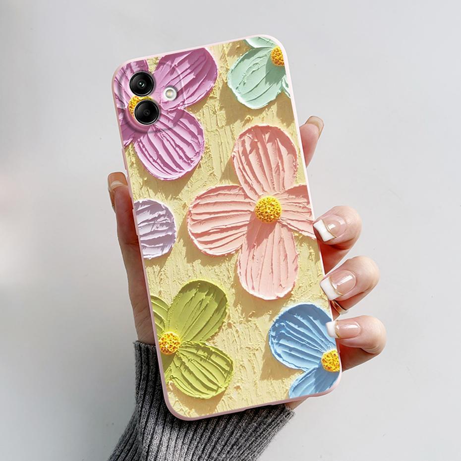 For Samsung Galaxy A04 A04E A04S Phone Case Stylish Painted Protection TPU Silicone Back Cover For Samsung A 04 E S Bumper Shell