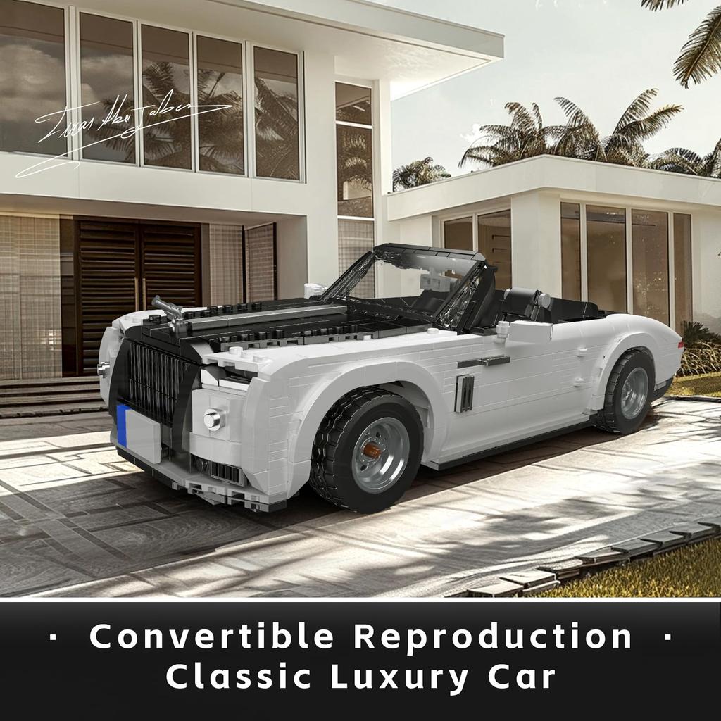 Mold King 10031 MOC Technology Sports Car Model Building Blocks Creative Sports Car Open Car Clamp Blocks Car Model Building Blocks Toy Set Suitable