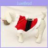 Charming Pet Dog Santa Costume For Christmas Gatherings Durable Warm Clothing