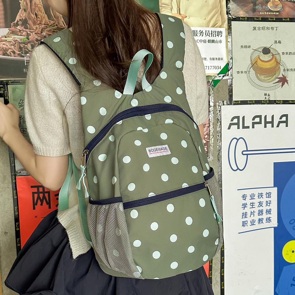 Schoolbag new schoolbag women's simple small backpack ins wind female junior high school student schoolbag women's high-value travel backpack