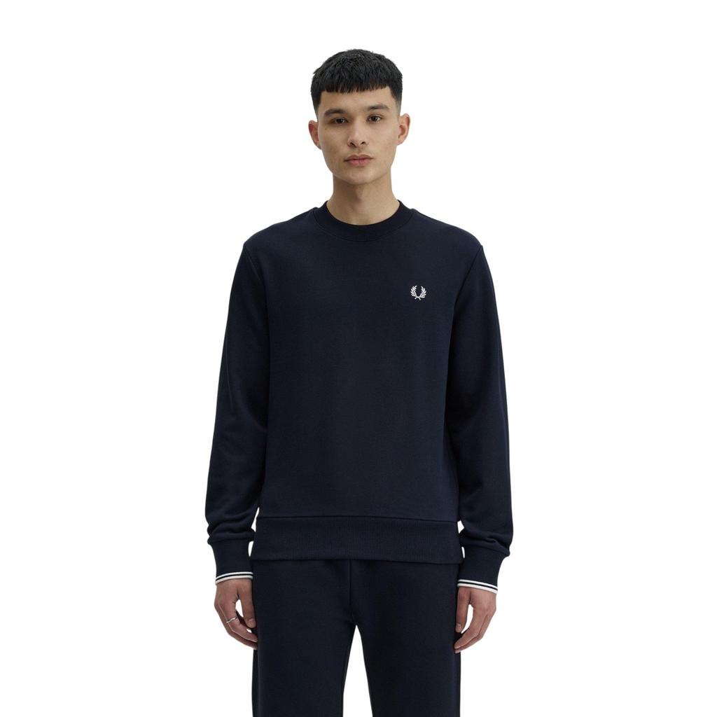 Fred Perry Mens Embroidered Logo Sweatshirt
