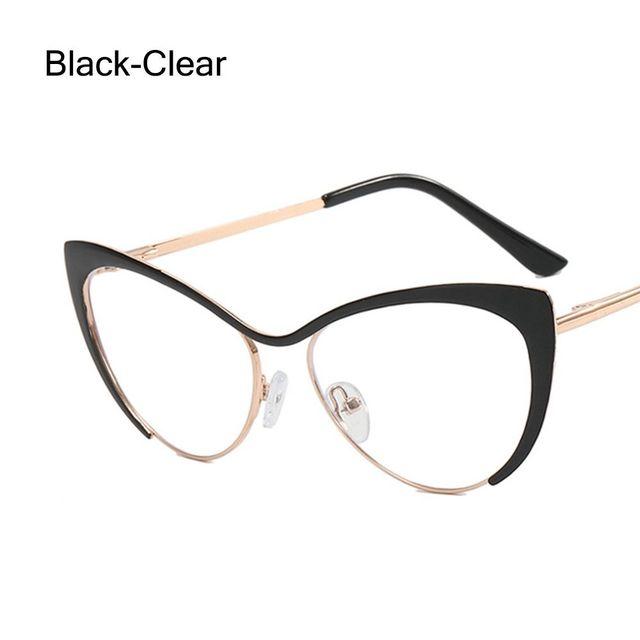 

Поступление, стальная кожаная треугольная металлическая оправа для очков «кошачий глаз», очки с защитой от синего света, компьютерные очки, оправа для очков для близорукости