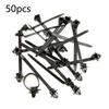 50 Pcs Self Locking Wire Harness Fastener Clamp Clip Cable Ties Management Car Wire Organizer Car Corrugated Pipe