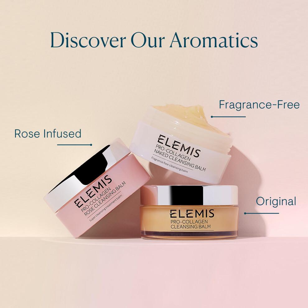 Elemis Pro-Collagen Rose Reinigungsbalsam 100g - Feuchtigkeitsspendender 3-in-1 Tiefenreiniger Make-up-Entferner für empfindliche Haut um die Augen