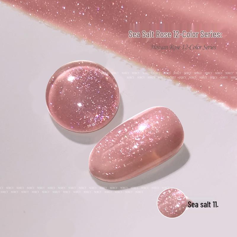 2025 Versatile Iridescent Pearlescent Glitter Nail Gel - High Density Super Sparkle for Nail Art