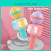 Childrens Wireless Microphone Toy With Voice Changer And Led Lights For Kid Entertainment