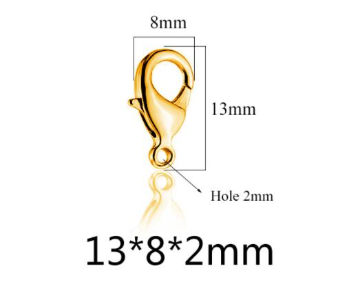 20pcs Grade A Stainless Steel Lobster Clasps Claw Clasps for Bracelet Necklace Jewelry Making Findings 9mm-15mm