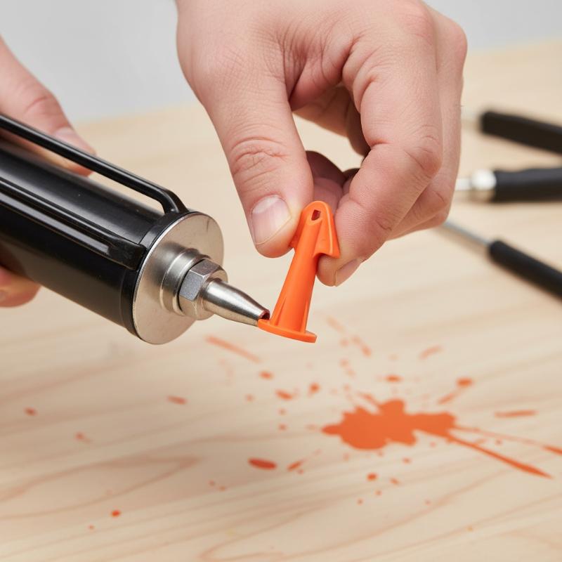 Silicone Sealant Nozzle Scraper Home Improvement Caulking Spreader Tool for Floor Joint Repair Versatile Applicator Set