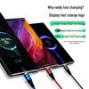 Magnetic Rotating Fast-Charge 3-in-1 Data Cable (5A)