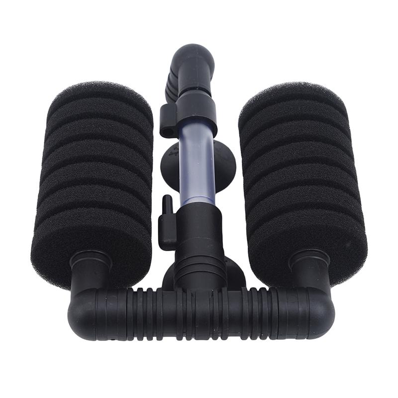 Family Fashion Beautiful and Practical Double Head Mini Silent Fish Tank Pneumatic Filter