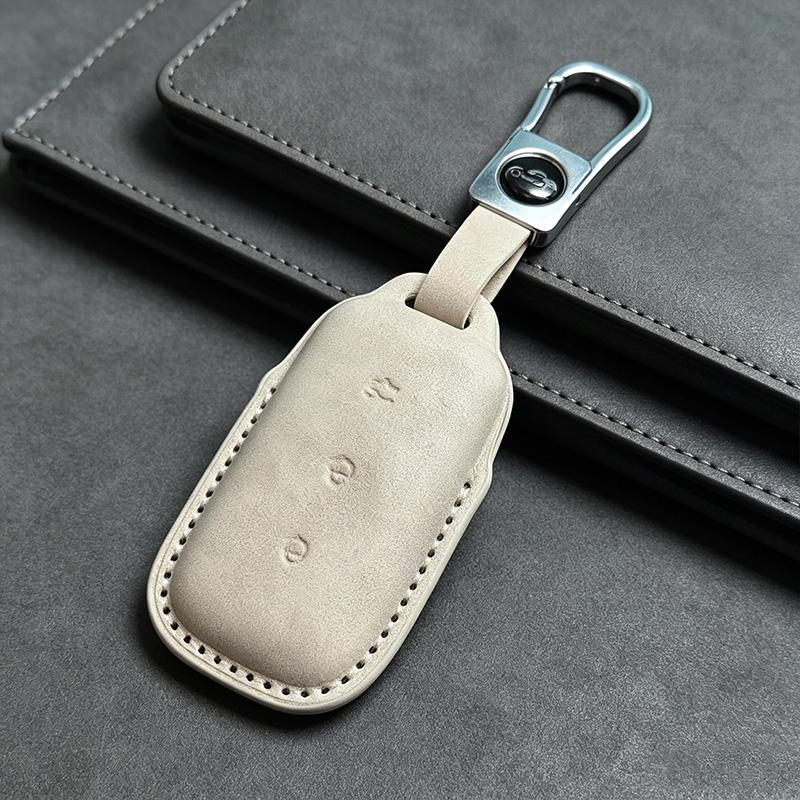 Car Key Case Cover Fob For Geely Galaxy E5 L7 L6 E8 Max 1.5T Plus Air Pro Keychain Durable Pu Leather Accessories
