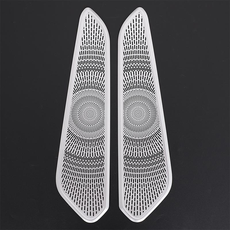Stainless Steel For Porsche MACAN 2014-2025 Center Console Side Decorative Mesh Cover Sticker Car Interior Accessories