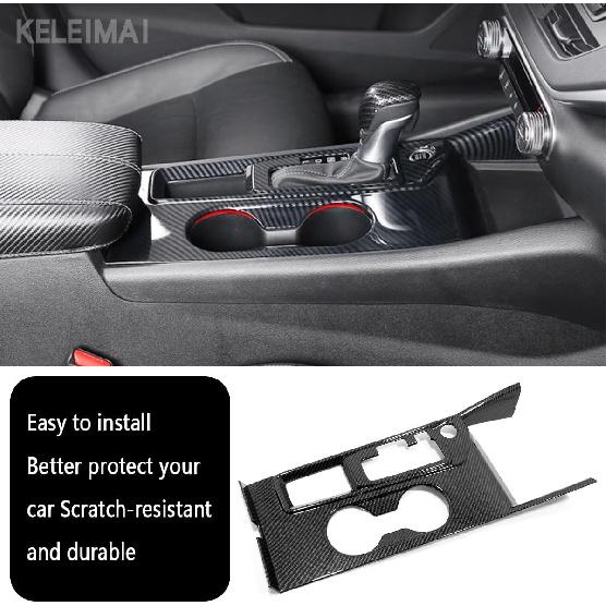 Car Accessories Fit for Nissan Altima 2019 2020 2021 2022 2023 2024 2025 Gear Shift Panel Frame Cover Trim Low Configuration (Carbon Fiber Style)