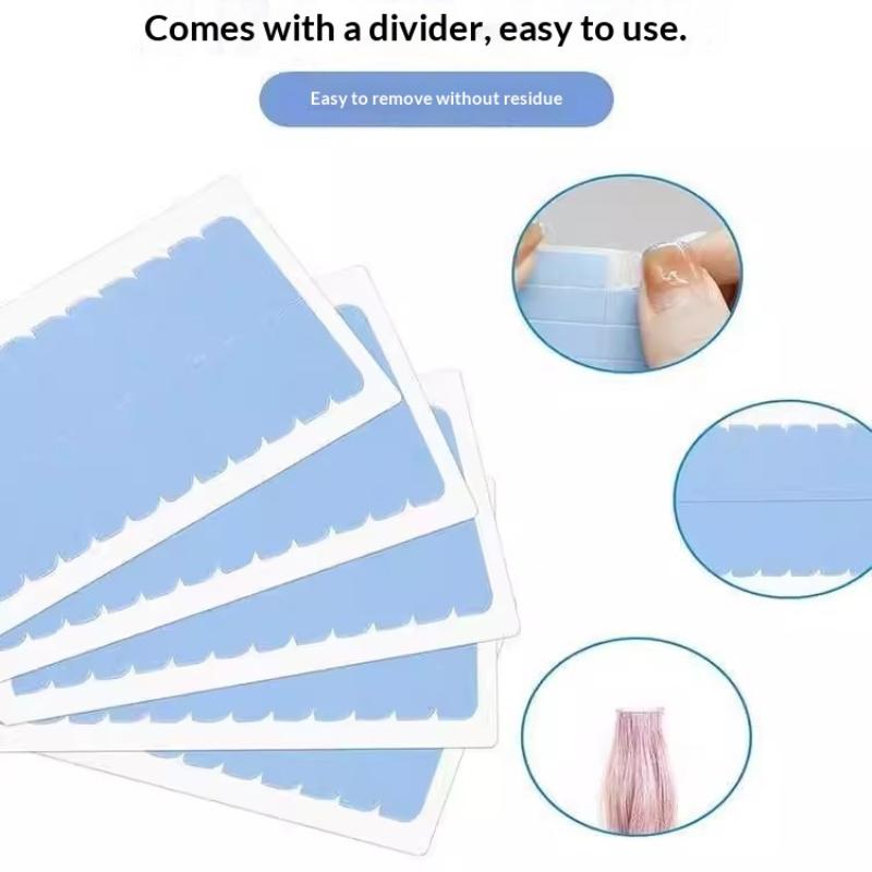 10 Sheets Waterproof Supertape Hair Tape Double Sided Adhesive Super Tape For Lace Wig Toupee Replacement