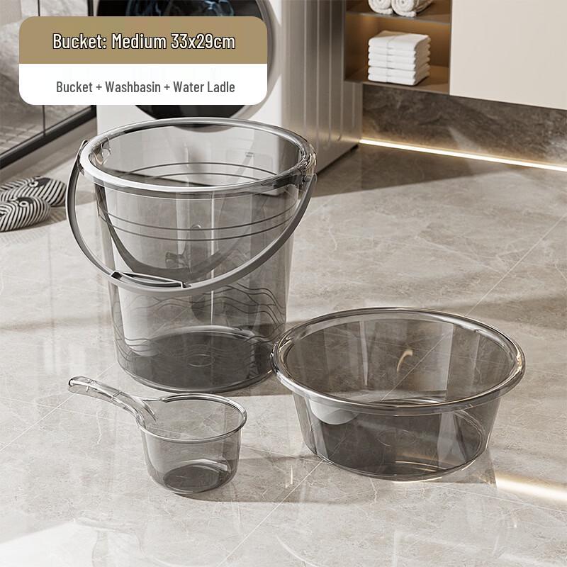 Household Basin & Bucket Storage Set