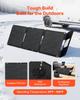 30W Foldable Solar Panel Charger, 16BB N-Type Monocrystalline Solar Panel 24% Efficiency, Ultra-Light Portable with USB-A, USB-A (QC3.0) & Type-C
