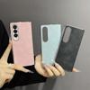 Retro Matte Leather Magnetic with Hinge Plating Phone Case for Samsung Galaxy Z Fold 7 6 5 4 for Magsafe Wireless Charging Cover