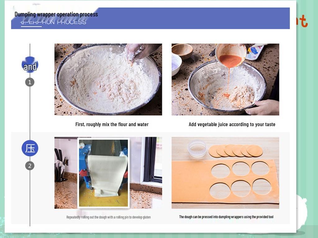 Free Shipping Semi-Automatic Stainless Steel Pasta Maker & Dumpling/Wonton Skin Machine