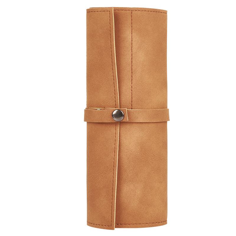 Watch Band Roll Organizer With 5 Slots Storage Box Watch Strap Smart Watch Storage Bag Leather Handmade Travel Case Storage Bag