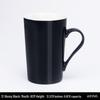 Shangqi Glossy White Ceramic Number Mugs (Set of 4)