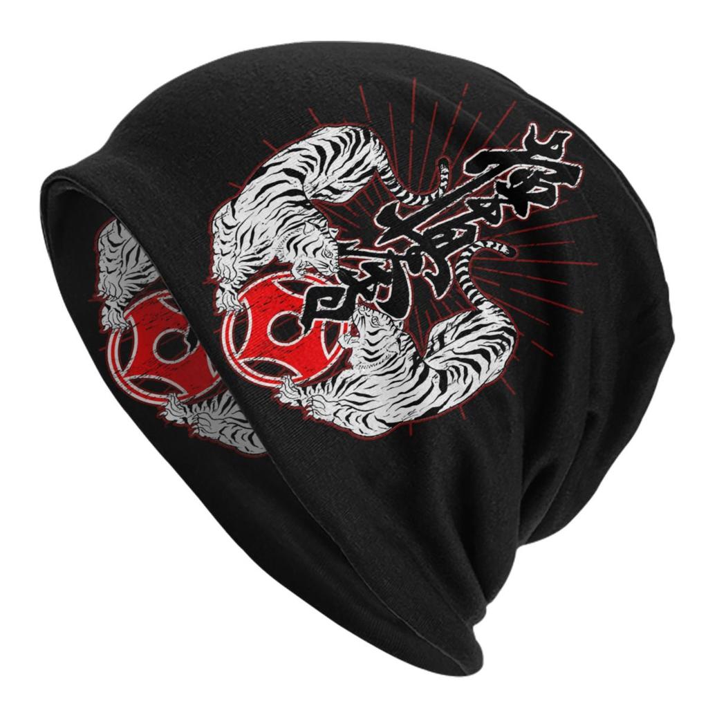 Kyokushi Karate Skullies Beanies Caps Unisex Women Unisex Fashion Winter Warm Knitting Hat Adult Martial Arts Bonnet Hats