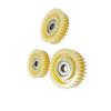 3-piece Set of 36T 47.5mm Diameter Nylon Motor Gears with Bearings and Nylon Planetary Gear Flywheels for 500W-1000W Left-side Hub Motors, Electric