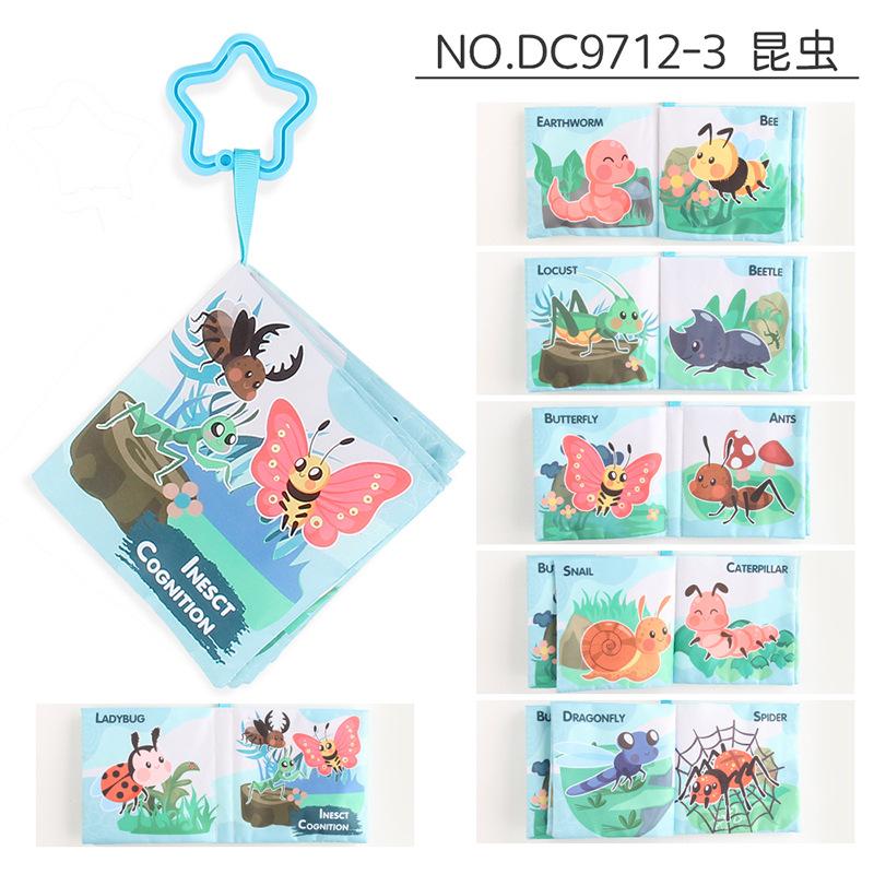 Infants And Young Children Can'T Be Torn, Washable Cloth Books, Toys, Early Education, Cognition, Insects, Animal Occupations, Cloth Books