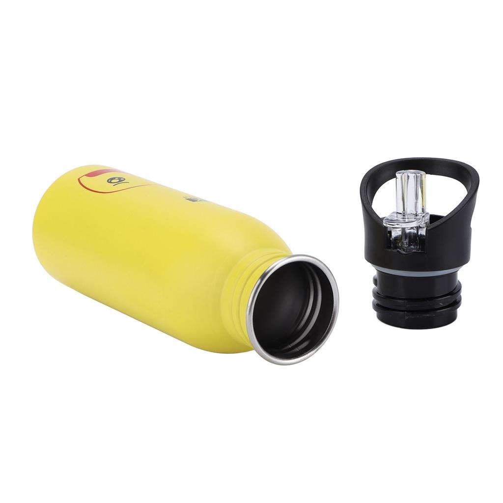 Sport-Wasserflasche aus Edelstahl 500 ml Niedliche vakuumisolierte Wasserflasche mit Saugmund für