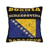 Bosnia and Herzegovina Flag Pillowcases Merch Printing Cushion Cover Decor Throw Pillow Case Cover Home Multi Size