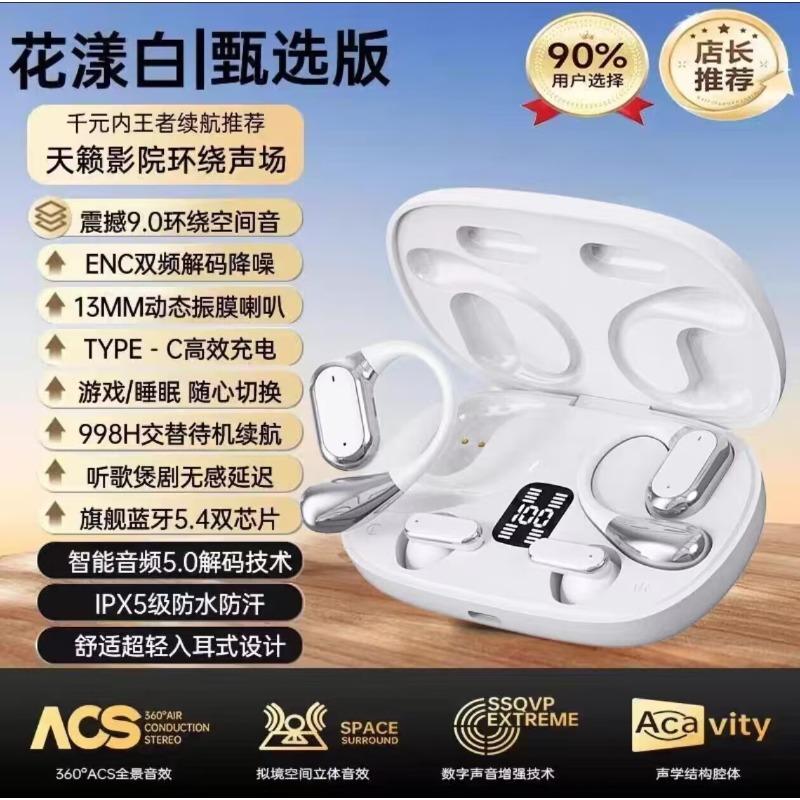 Q25 ear-hanging Bluetooth headset 2025 new non-ear running exercise long battery life high sound quality