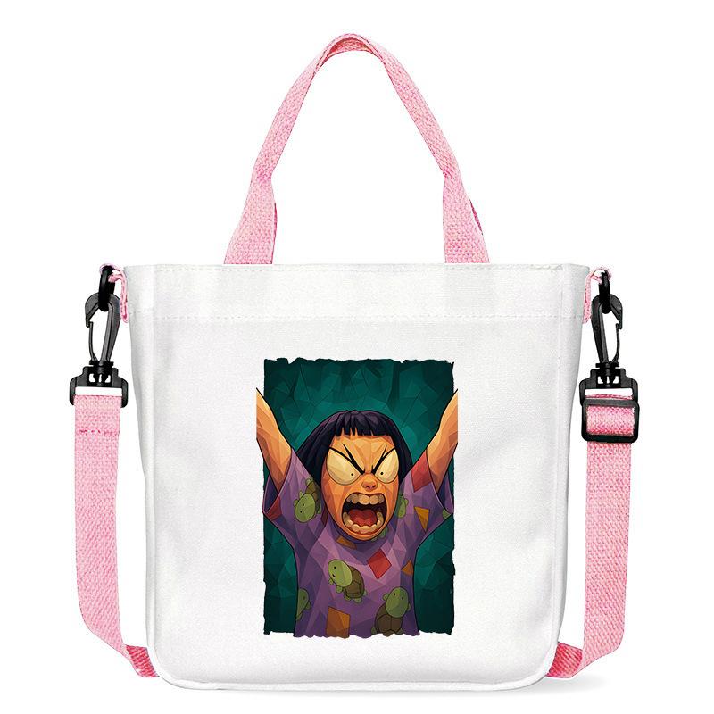 Horký prodej KPOP Dívčí skupina Demon Hunter Tištěná plátěná taška Módní dámská dojížděcí taška přes rameno crossbody