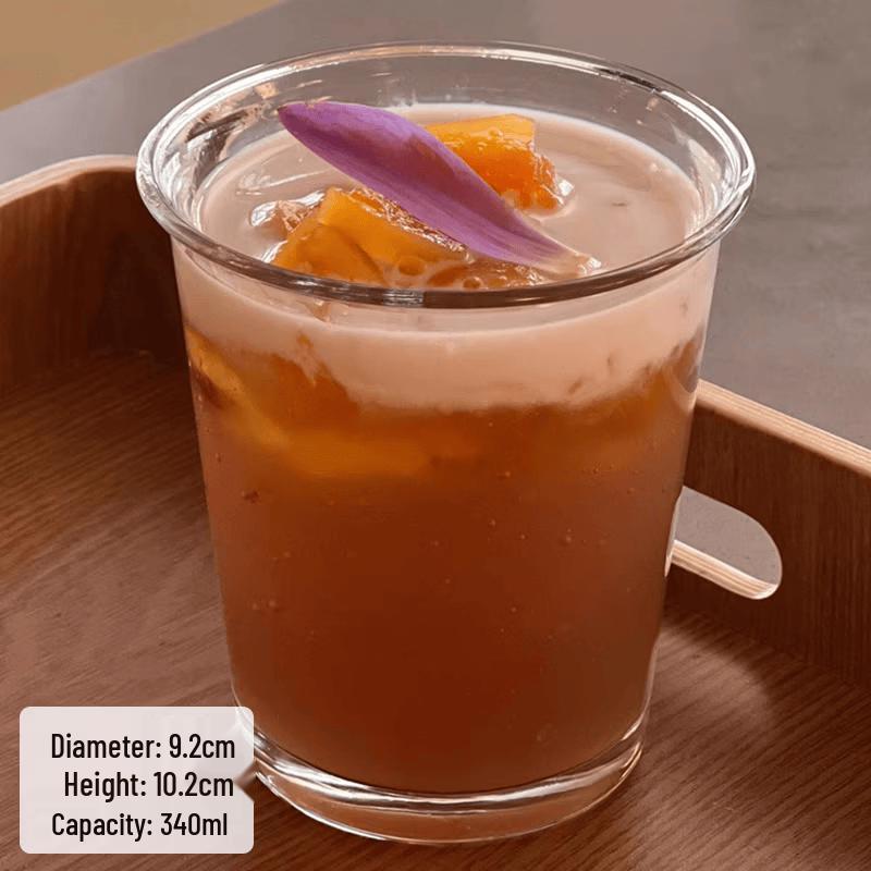 ZISIZ Ins-Style Versatile Glass Beverage Cup