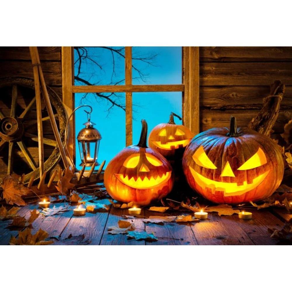 Halloween Decoration Hanging Cloth Pumpkin Lantern Hanging Cloth Home Party Room Decoration