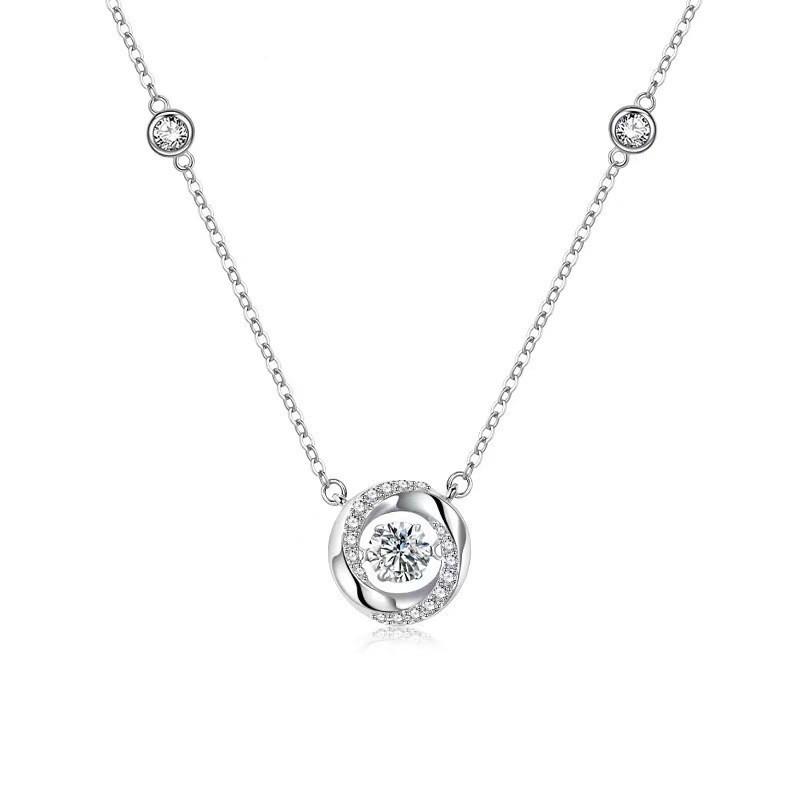 Fan Qi Bimetal Mobius Heartbeat Necklace - Women's Light Luxury Sweet Triple Collarbone Chains