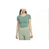Ein eng anliegendes Crop-Top für Damen Küstenblau/Schwarz FN2805-361