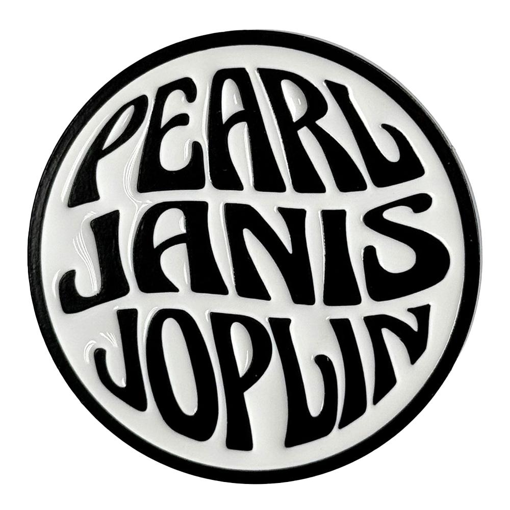 Janis Joplin Pearl Pin Emblem Badge