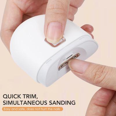 Electric Automatic Nail Clippers with Light Trimmer Nail Cutter Manicure for Baby Care Scissor Pet Nail Clipper
