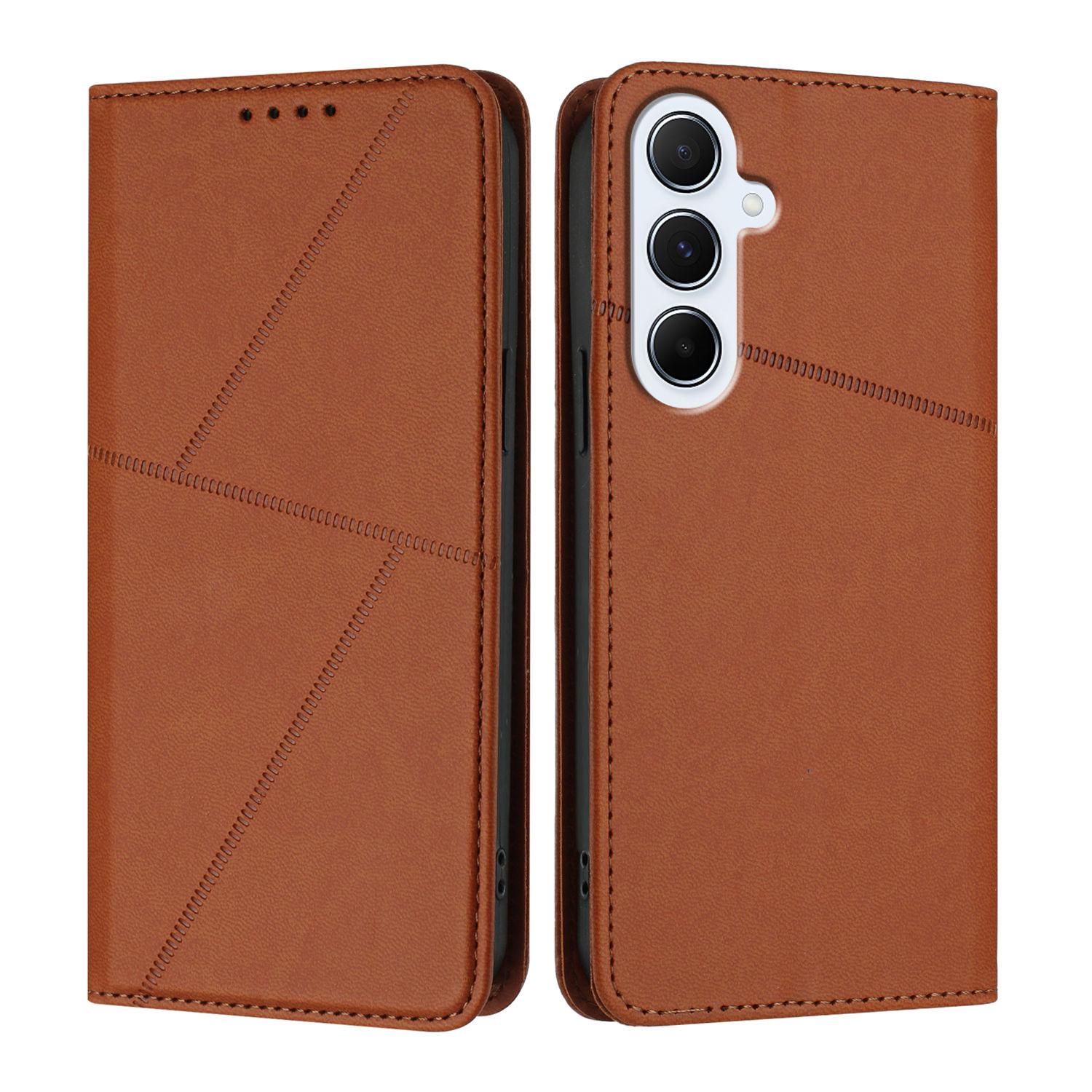 

For Samsung Galaxy A56 5G Wallet Case Magnetic Closure Leather Flip Phone Cover with Stand F