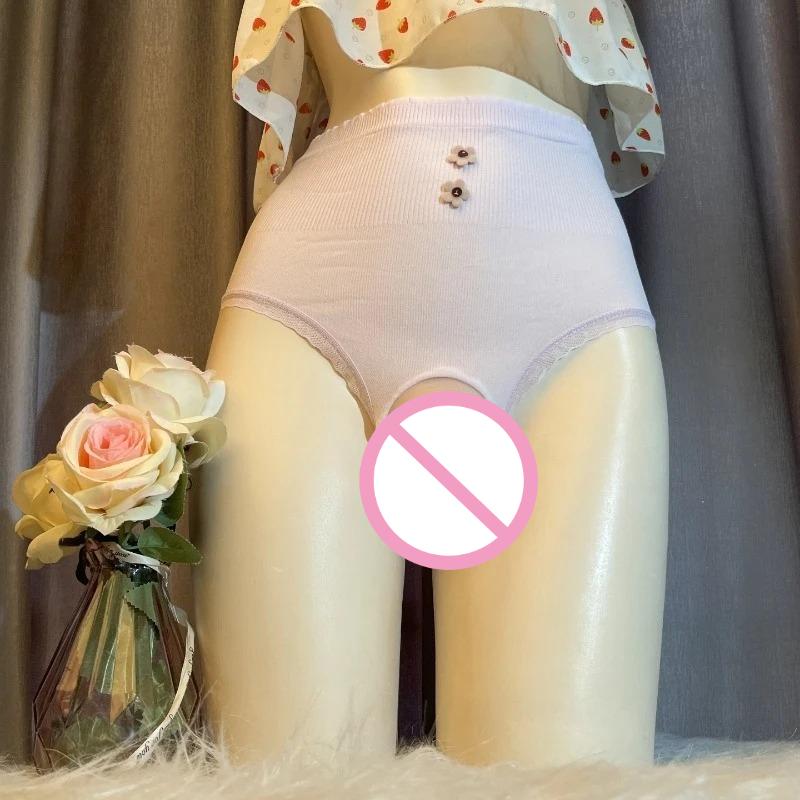 Silikon Realistische Vagina Höschen Hohe Taille Formende Slips Transgender Crossdresser Pseudo-Frau Unterwäsche Mtf Sissy Dessous