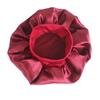 New Women's Satin Solid Wide-brimmed Sleeping Hat Unisex Head Wrap Elastic Band Cap Hair Care Bonnet Night Hat Bonnet De Nuit