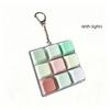 Cute Pastel Keyboard Fidget Toy Keychain With Clickable Buttons For Daily Stress Relief