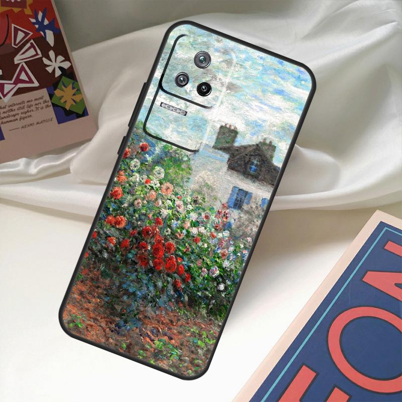 Claude Monet Kunstmalerei Hülle Für POCO X6 Pro M6 X5 X3 M5s F3 F5 Xiaomi 14 Ultra 13 12 Lite 11T 12T 13T Pro Hülle